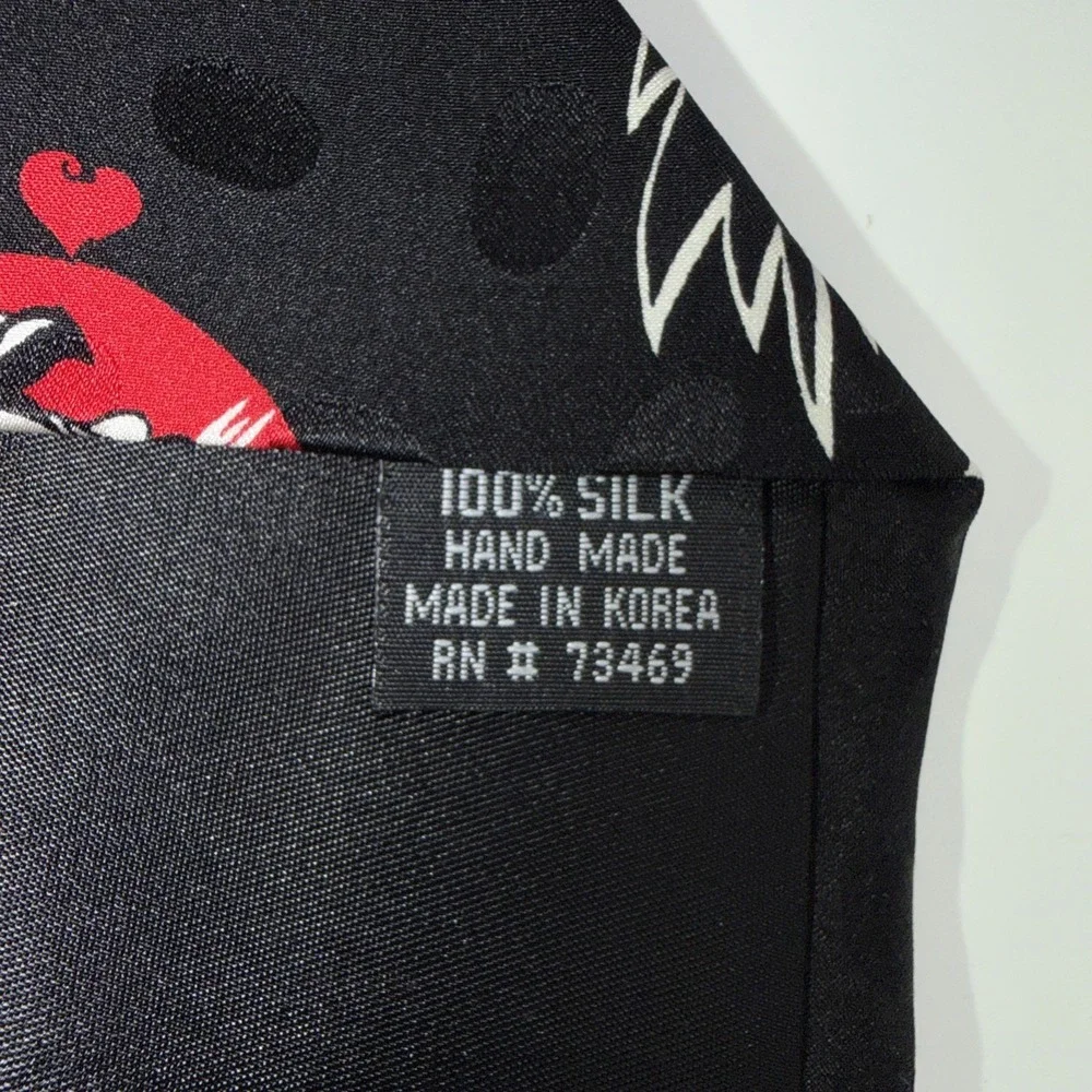 Tie Looney Tunes Vintage 1994 Pepe Le Pew Valentines Love Romance 100% Silk
